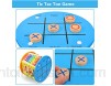 Elover Cube de Bois d\'activité 8 en 1 Bébé Jouets Multi-Usage de Jouets Labyrinthe de Perles Cadeaux pour Enfants