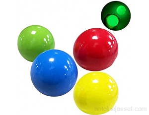 Verliked Lot de 4 mini balles rondes de décompression de couleur aléatoire pour fête parent enfant 6 cm