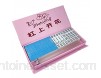 Verliked Mahjong - Mini jouet éducatif - 24 mm - Jeux de société d\'intérieur pour la maison - Jouet interactif pour les parents et les enfants - Bleu ciel