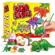ARANEE Kit de Peinture de Dinosaure 18PCS Figurines Dinosaures en 3D Peinture Activités Kit de Loisir Créatif pour Enfants Cadeaux d’Anniversaire ou de Noël pour Filles & Garçons