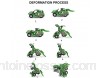 BaoDan Robot Dinosaure Jouet Cars Voiture Transformateur Animaux Jouet Figurine Dinosaures de Déformation Dragon Jouets Enfants