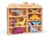 DAM - Set d\'animaux en Bois : Dinosaures
