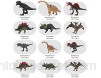 DigHealth 33 pcs Dinosaure Jouet Figurine avec Tapis de Jeu D\'activité et Arbres Compris Tyrannosaure Tricératops Ptérodactyle Cadeau pour Garçons et Filles
