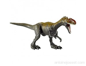 Jurassic World Attaque Sauvage figurine dinosaure articulé Monolophosaurus jouet pour enfant GVG51