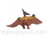 NUOLUX 6 Figurines Dinosaurs Tyrannosaurus Stegosaurus Triceratops Utahraptor Pterosaur Spinosaurus