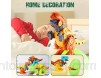 Sanlebi Démontage Dinosaure Enfant Jouet Bricolage Jeux Construction avec 4 Dinosaures Cadeau pour Garcon Fille