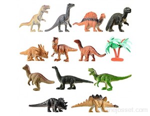 Toyvian Lot de 12 Figurines réalistes de Dinosaures pour Enfants Jouets pour Dinosaures