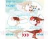 Ulikey Kit de Peinture de Dinosaures 35 Pièces L\'ensemble de Peinture de Dinosaure Jouets de Dinosaure Bricolage Dinosaure à la Main Peinture Dinosaure pour Enfants Cadeau Créatif pour Noël