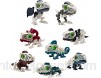 YCOO Robot Dinosaure dans Son Oeuf Surprise à Construire-Effets Sonores Et Lumineux-8 Biopods Différents à Collectionner-9 cm-Dès 5 Ans 88073 Multicolore
