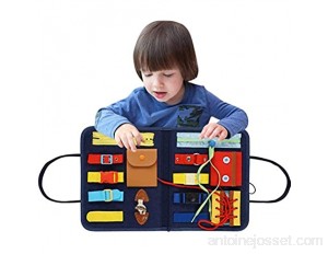 ARTOCT Jouets éducatifs Montessori Busy Board occupé planche d'activité jouet éducatif et sensoriel pour les tout-petits filles garçons