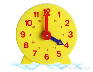 Gjyia Montessori Etudiant Apprentissage Horloge Temps Horloge Professeur Horloge 4 Pouce 12/24 Heures