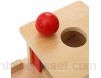 seraphicar Boîte à Jouets Montessori Boîte Cible permanente Boîte matérielle de Permanence d\'objet avec Plateau