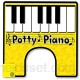 Ganghuo Potty Tapis de sol pour salle de bain Motif piano