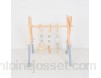 weizai Jouet en bois Montessori Nursery - Décoration sensorielle - Cadre pliable - Cadeau pour nouveau-né - Avec chaîne de poussette