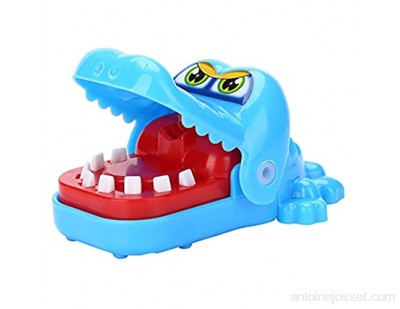 Jouet amusant en forme de bouche de crocodile - Jouet amusant pour enfants - Bleu