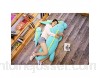 N-S Adorable oreiller en peluche dinosaure avec poupée endormie Jaune 80 cm