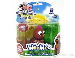 Weebledown Farm – Weebles – Nugget le Poulet – Figurine Culbuto 5 cm