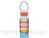 Fisher-Price Mon Hochet Macarons pour bébé avec anneau pour l\'accrocher à la poussette dès la naissance GRR45