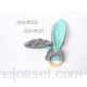 Hochet lapin oreille bruyante - Anneau de dentition montessori pour bébé - Ecailles vert d'eau