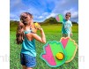Bozaap Jouets de Jeux de Sports de Plein air Jeu de Jeu interactif de Balle de Lancer pour Enfants Jouet de Jeu de Lancer de Balle Collante pour Les Sports de Plein air