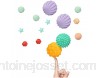 Hainice Baby Sensory Balles Souple texturé Boules Multi Forme Jouets pour bébé coloré Squeeze Balle Jouet Boule de Massage B279-8 Type