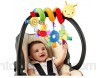 WoRamy Crib Spiral Toy Stroller Toy Bed Hanging Toys with Ringing Bell Baby Car Seat Toy Activity Spiral Plush Toys Stroller and Travel Activity Toy
