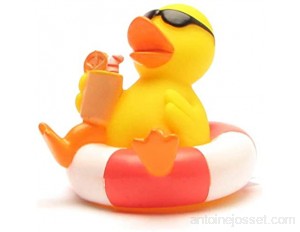 Canard de bain ceinture de sauvetage | Canard de bano | Canard de plastique| L: 8 cm