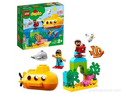 LEGO 10910 Duplo Wild Animals L’Aventure en sous-Marin- Jouet pour Le Bain avec Bulles d\'air pour Enfants de 2 Ans
