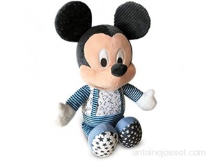 Clementoni Disney Baby Mickey-veilleuse Musicale et Lumineuse-Peluche Lavable en Machine 6 Mois et Plus 17394 Multicolore
