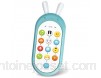 Richgv Téléphone Portable pour Enfant Smartphone Bilingue pour Enfant Jouet Musical d\'Eveil Bébé - Bleu…