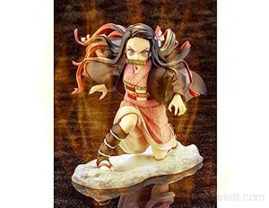 HEIMAOMAO Figurine Demon Slayer Combat Version Kamado Nezuko Belle Girl Anime Figure Model Statue / PVC Matériau Image statique/Anime Fans et Otaku Favorite's Collections Ornements / Jouet adulte