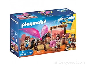 Playmobil- The Movie Marla et Del avec Cheval ailé 70074