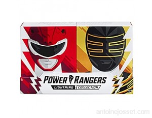 Power Rangers – Pack de 2 Figurines Ranger Rouge et Ranger Doré – 15 cm – Jouet