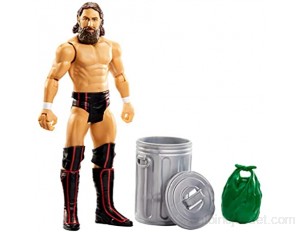 WWE Coffret Wrekkin figurine de catch articulée Daniel Bryan pouvant donner des coups de pied poubelle incluse jouet pour enfant GLG06