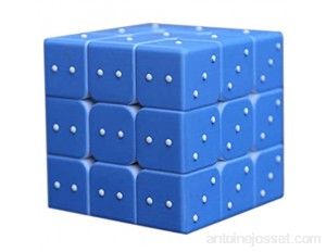 Cube de Vitesse pour Les aveugles 3D Braille Empreinte Digitale stéréo Rubiks Cube 2x2 3x3 4x4 Gaufrée personnalité Puzzle - Pandora Box 3 * 3