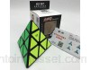 DDG EDMMS 1PC Pyramide Stickerless Cube de vitesse du triangle du puzzle du seau Noir