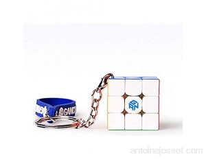 deguojilvxingshe Gan 330 Porte-clés Magic Cube 3 x 3 mini Magic Cube décoration de téléphone portable