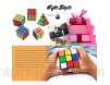 Ensemble de Six Awesome Magic Cubes incl. Pyraminx 2x2 3x3 4x4 5x5 Puzzle Cube + mini jeu Cube Keychain