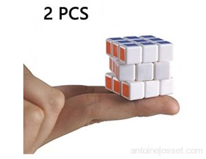 LVEDU Casse-tête 2 PIÈCES 3 CM Mini Cube Magique Jouet Educatif 3x3x3 Vitesse cube Puzzles