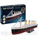 Revell 3D Puzzles 00154 RMS Titanic - LED Edition Noir/Rouge