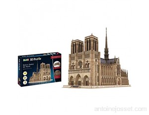 Revell 3D Puzzles- Revell Puzzle 3D 00190 Notre Dame de Paris à Construire 190 Pierre