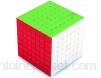 TOYESS Cube Magique 7x7 Stickerless Speed Magic Cube 7x7x7 Jouet Cadeau Emballage pour Enfants et Adultes sans Autocollant