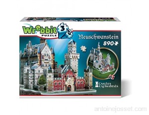 Wrebbit - 043044 - Puzzle 3D - Château De Neuschwanstein - 890 Pièces
