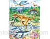 Larsen FH16 Dinosaures de l\'époque Jurassique Puzzle Cadre avec de 35 pièces
