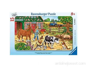 Ravensburger - 06035 - Puzzle avec Cadre - Ferme - 15 Pièces