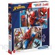 Clementoni- Supercolor Puzzle-Spider-Man-2 x 60 piéces- 21608