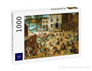 Lais Puzzle Pieter Bruegel l'Ancien - Série de peintures Dites à l'arc Scène : Les Jeux d'enfants 1000 Pièces