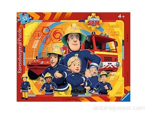 Ravensburger - 06114 - Puzzle Cadre - Sam Le Pompier - 33 Pièces