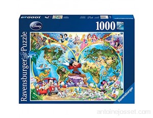 Ravensburger - 15785 - Puzzle - Le monde de Disney 1000 pièces