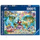 Ravensburger - 15785 - Puzzle - Le monde de Disney 1000 pièces